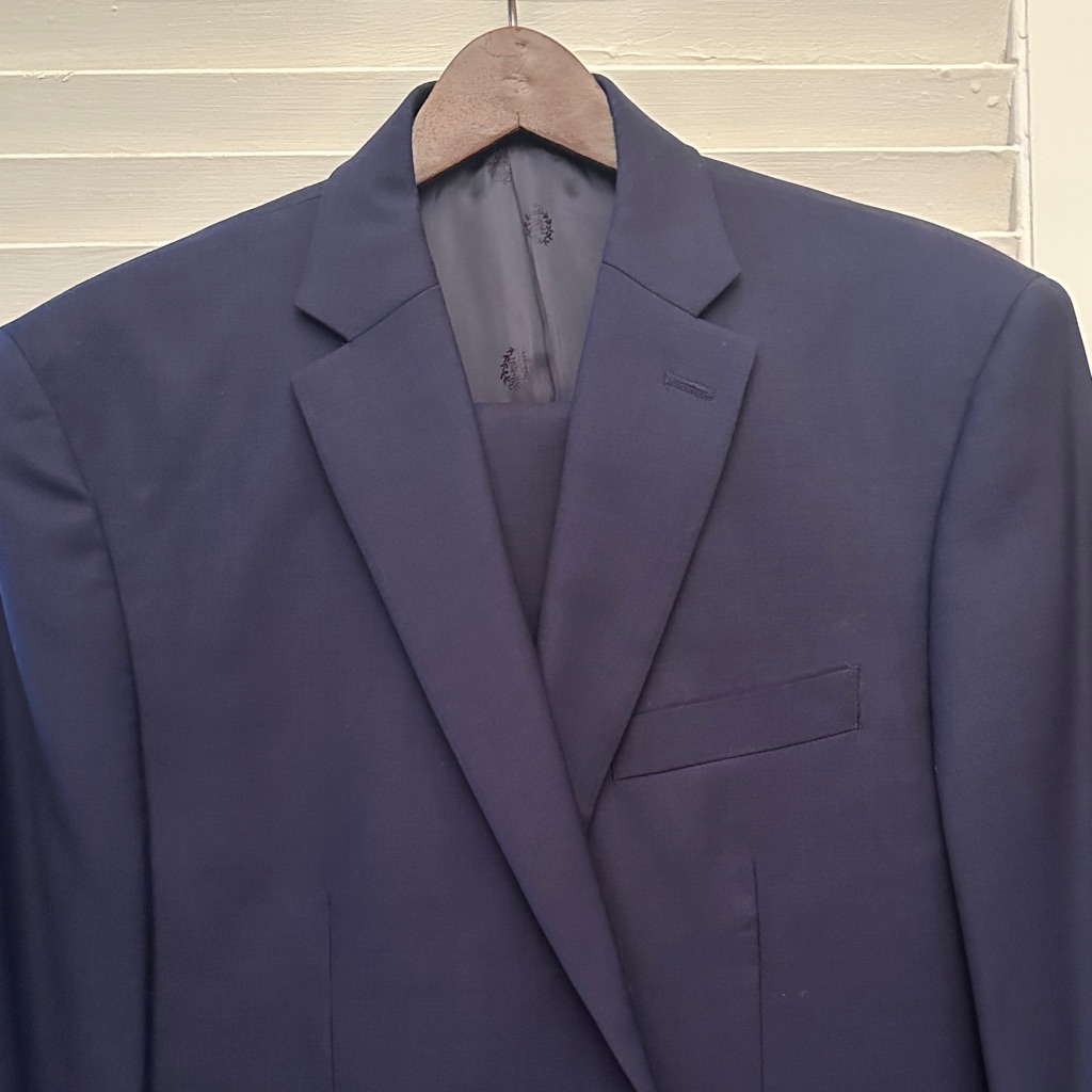 Beautiful Lauren By Ralph Lauren Deep Blue Men's Suit-Pant And Jacket.